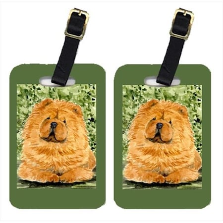 Carolines Treasures Carolines Treasures SS8709BT Chow Chow Luggage Tag - Pair 2; 4 x 2.75 In. SS8709BT